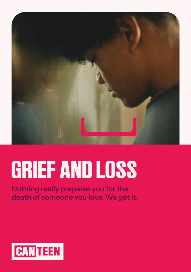 Grief booklet cover image