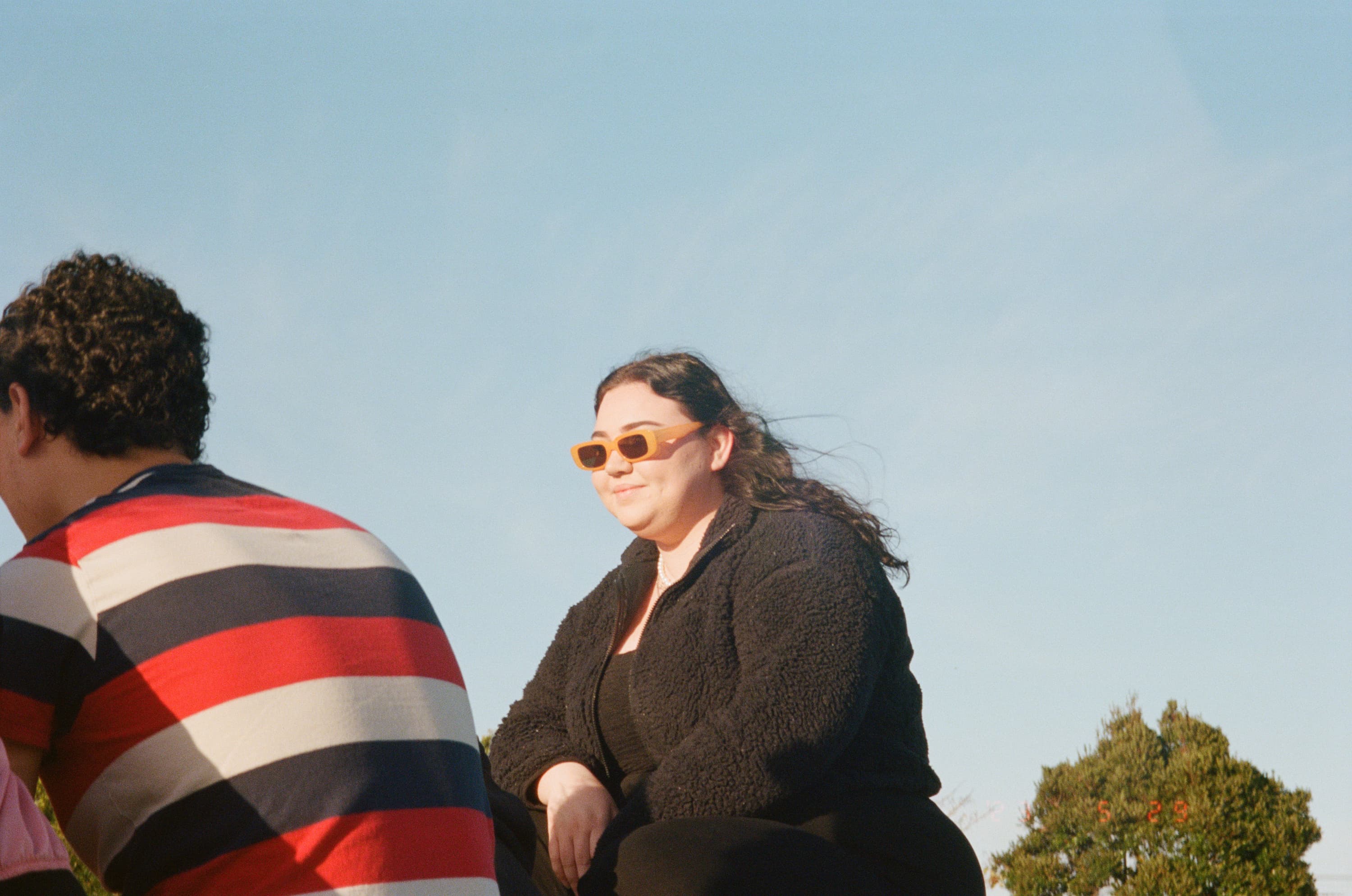 two young people having a conversation