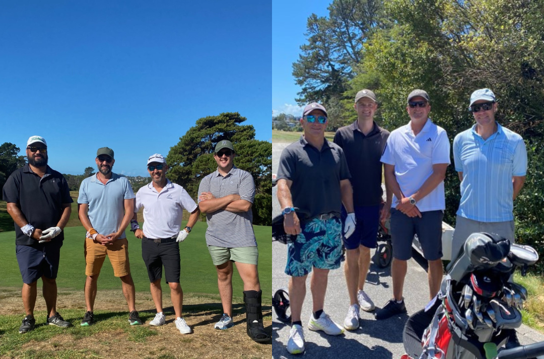 Golfers on course at the Canteen Charity Golf Day with BNZ
