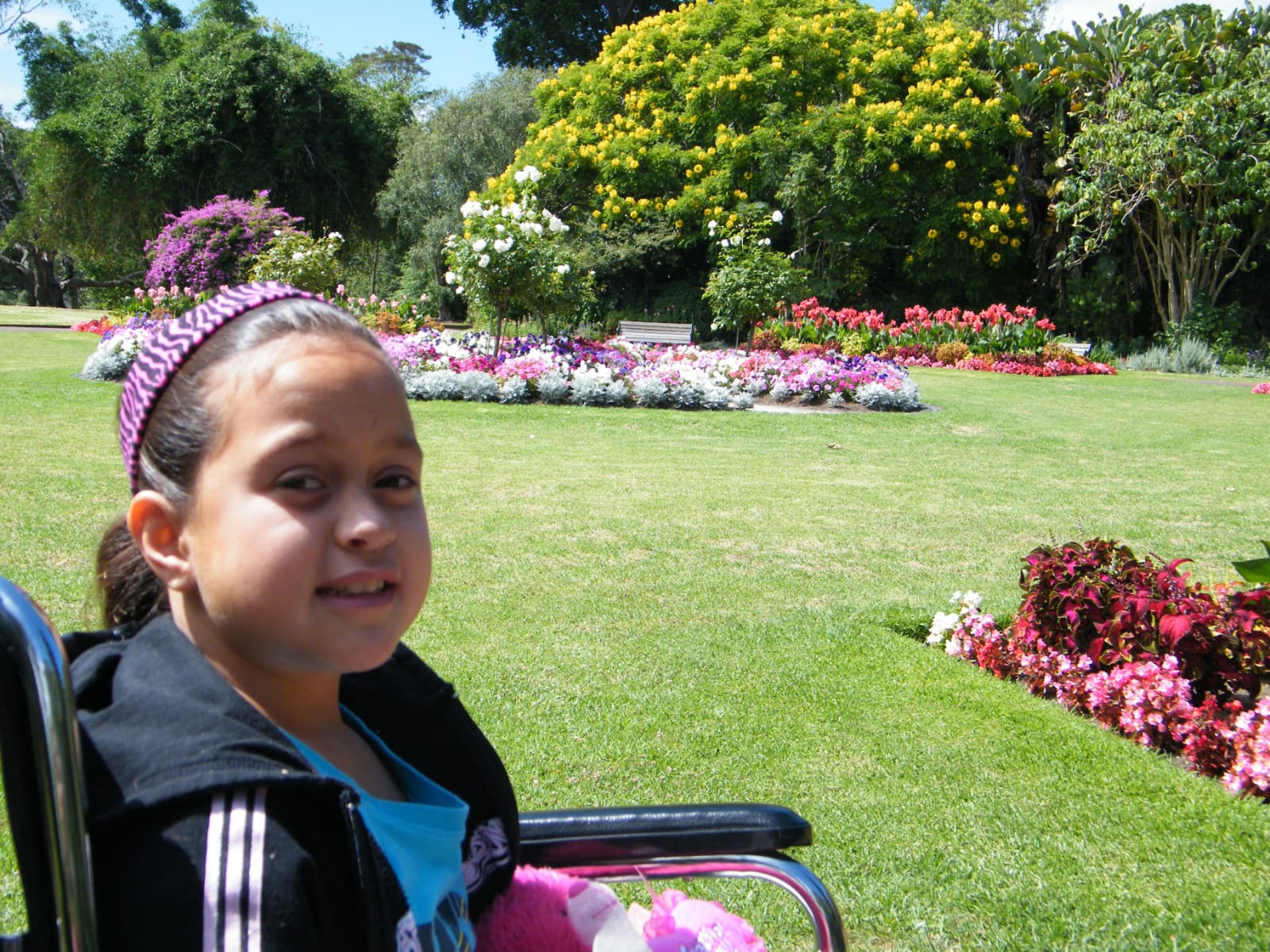 Rangatahi Paige during cancer treatment