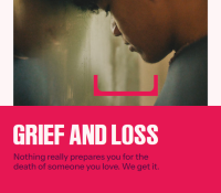 Grief booklet cover image
